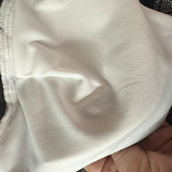 Y2K Studio Y Brown & cream Lace overlay Dress w/tule ruffle bottom Party Formal - Picture 15 of 15